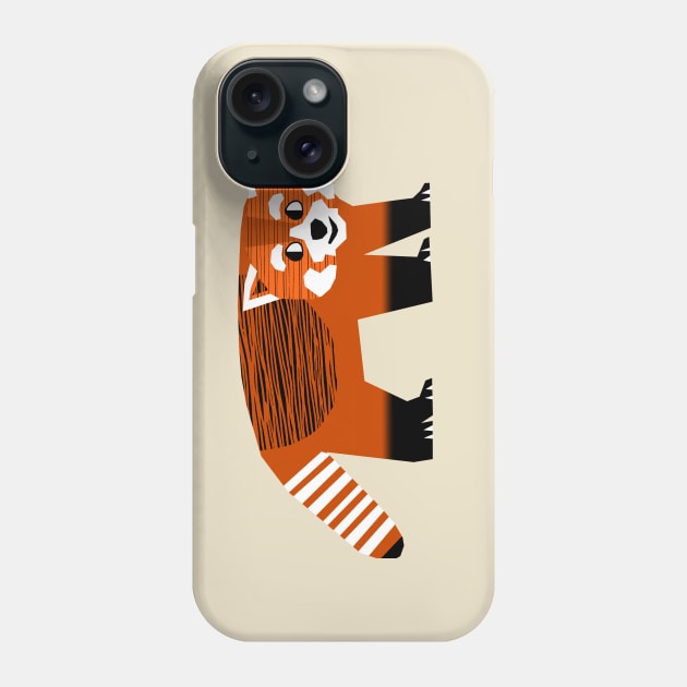 Red Panda Phone Case by wacka