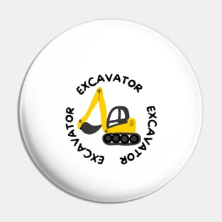 Excavators  design Pin