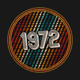 1972 - Circle Vintage Colorful T-Shirt