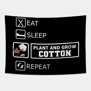 Cotton Farmer - Plant and grow cotton Tapestry