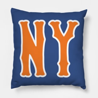 Queens 'New York' Baseball Fan: Represent Your Borough T-Shirt T-Shirt Pillow