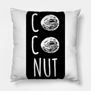 Coconut Tee Design Pillow