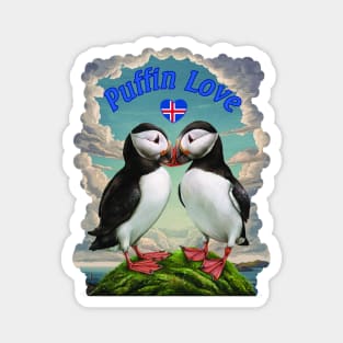 Puffin Love - Iceland Magnet