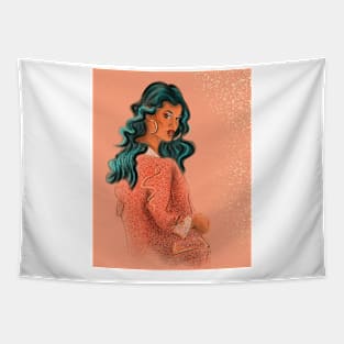 Fashion girl Tapestry