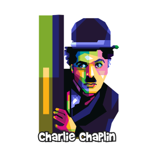 Charlie Chaplin WPAP T-Shirt