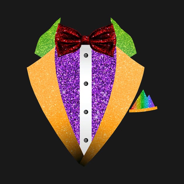 Mardi Gras Tuxedo Tux Fat Tuesday Party Costume by nakos