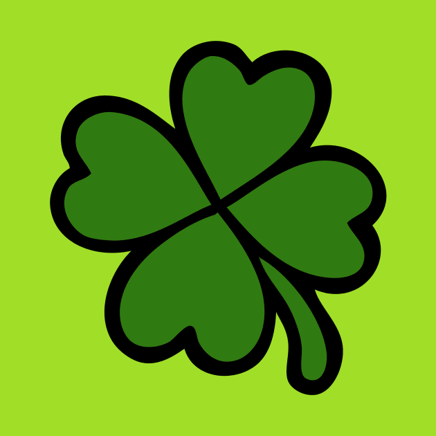 Lucky Four Leaf Clover by evannave