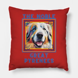 The Noble Great Pyrenees Pillow