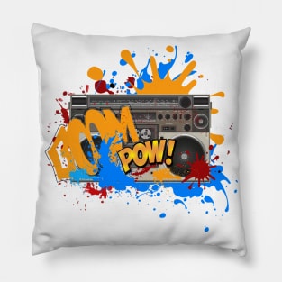 Boom Box Pillow