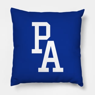 PA Dodger Logo - Blue Pillow