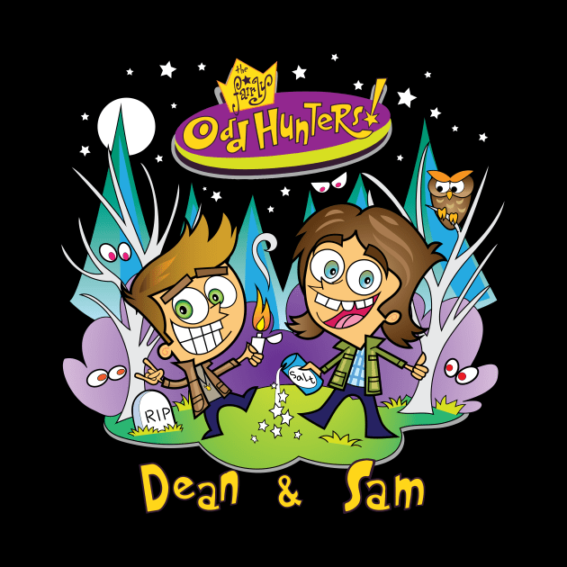 Sam and Dean Fairly Odd Hunters by ArtsyDenise