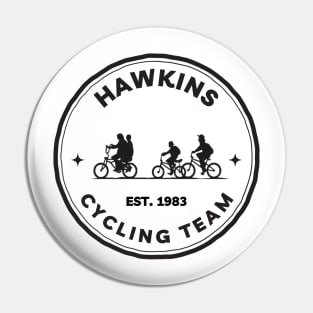 Hawkins Cycling Team II - White - Funny Pin