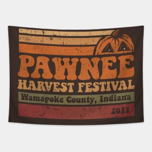 Vintage Pawnee Harvest Festival Tapestry