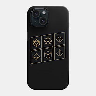 Polyhedral D20 Dice Set Tabletop RPG Gaming Phone Case