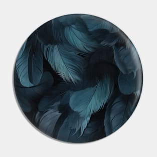 Whispers of Blue Feathers Pin