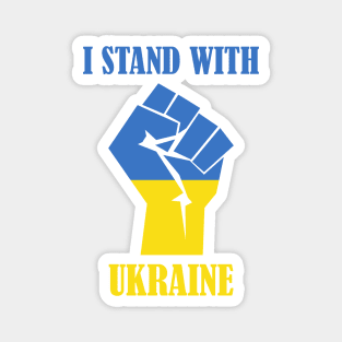 I Stand With Ukraine, Ukraine, Ukraine Flag, Ukrainian Flag, I Support Ukraine, Ukraine Magnet