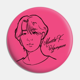 MONSTA X Hyungwon Bias Pin