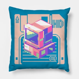 Virtually 1990 - Pretty in Pink Edition Pillow