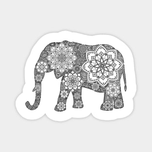 Henna elephant Magnet