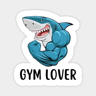 Gym lover shark classic Magnet