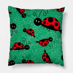 ladybug pattern Pillow