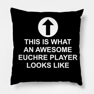 This Is What An Awesome Euchre Player Looks Like Euchre Card Player Pillow