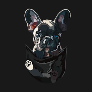 Frenchie In Pocket T-Shirt