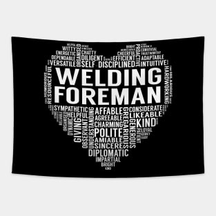 Welding Foreman Heart Tapestry