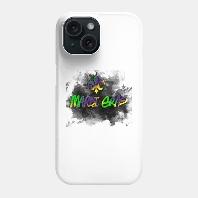 Mardi Gras Fleur De Lis Phone Case by Stephanie Kennedy 