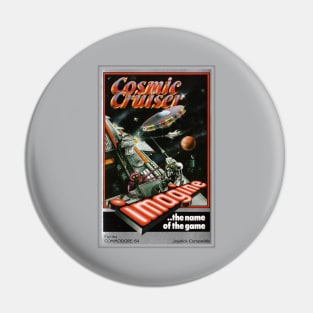 Cosmic Cruiser - Commodore 64 Cover Art Pin