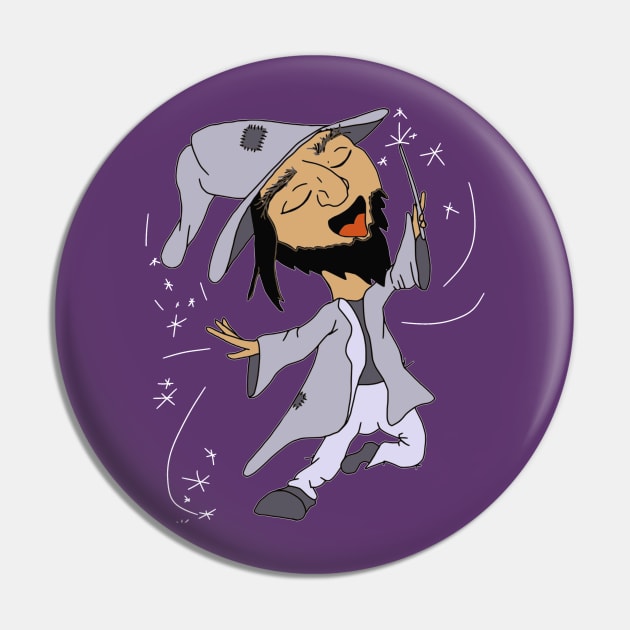 Grey Wizard Pin by macpeters