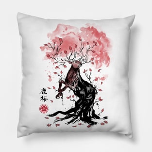 Deer Tree Pillow