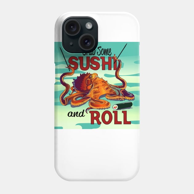 Sushi Roll Phone Case by Kimikim