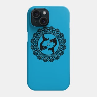 Pisces Zodiac Mandala Phone Case