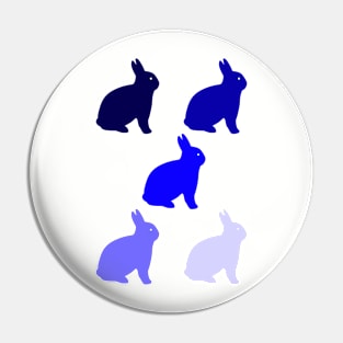 Blue Rabbit Values Pin