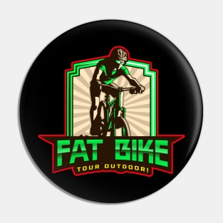 Fat Bike Tour Outdoor Pin