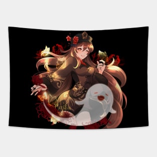 hu tao 2 genshin impact Tapestry