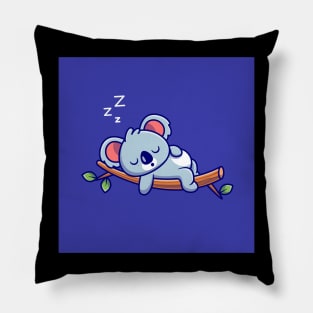 cute-koala-sleeping-tree-cartoon-animal-nature-icon-concept-isolated-flat-cartoon-style Pillow