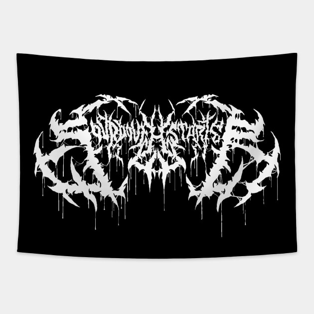 Sourdough Starter - Death Metal Logo Tapestry by Brootal Branding