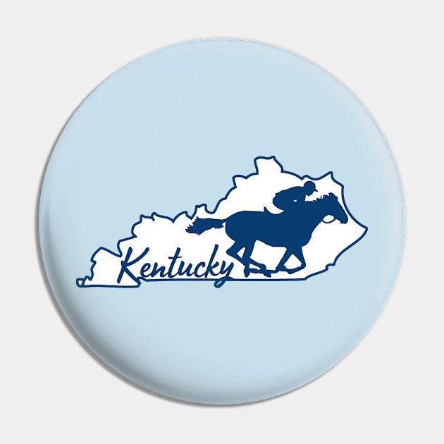 Kentucky Horse Racing Design Pin by zsonn