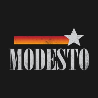 Modesto California Vintage-Style T-Shirt