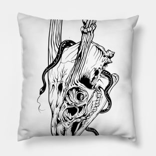 deer skull Pillow