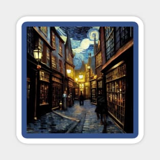 Starry Night in Diagon Alley Magnet