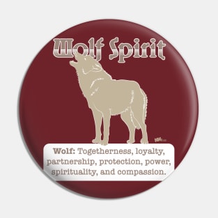 Spirit Animal-Wolf Pin