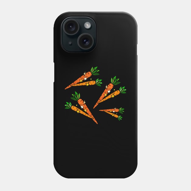 Carrots Phone Case by Kelly Louise Art