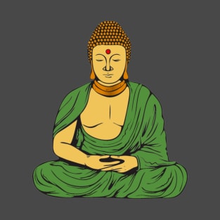 Peaceful Buddhist Monk T-Shirt