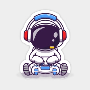 Cute Astronaut Gaming Magnet