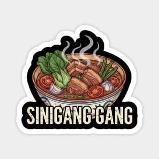 Sinigang Gang Funny Filipino Food Magnet