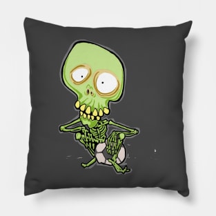 skull soccer Pillow