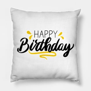 Happy Birthday Party Pillow